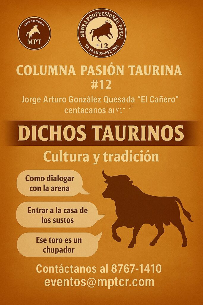 ¡DICHOS TAURINOS!
